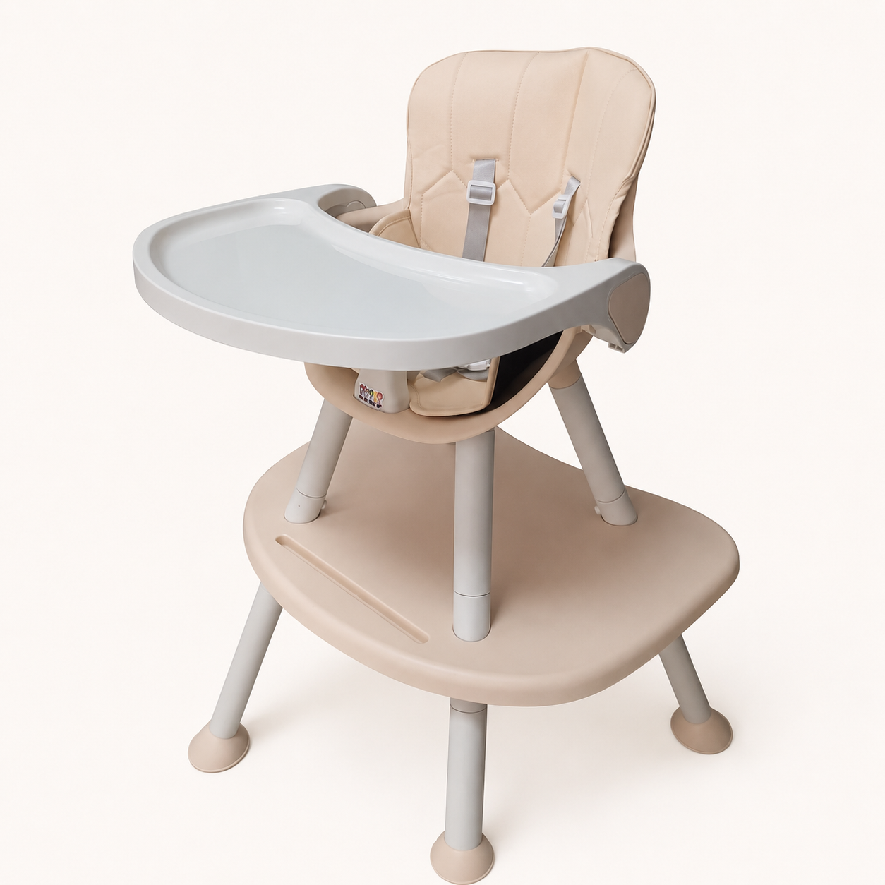 Silla de comer beige